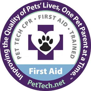 Pet Tech Pet CPR First Aid badge patch